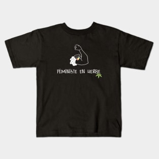 féministe en herbe weed Kids T-Shirt